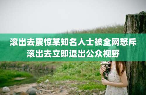 滚出去震惊某知名人士被全网怒斥滚出去立即退出公众视野