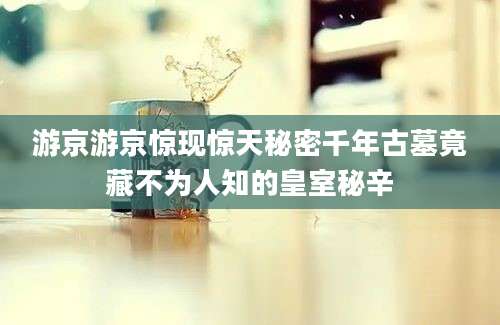游京游京惊现惊天秘密千年古墓竟藏不为人知的皇室秘辛