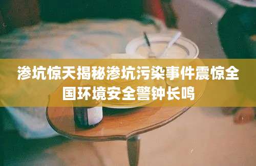 渗坑惊天揭秘渗坑污染事件震惊全国环境安全警钟长鸣