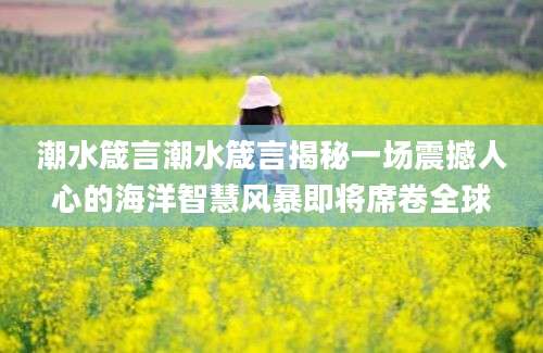 潮水箴言潮水箴言揭秘一场震撼人心的海洋智慧风暴即将席卷全球