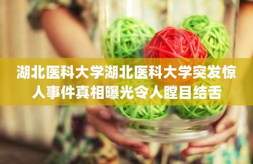 湖北医科大学湖北医科大学突发惊人事件真相曝光令人瞠目结舌